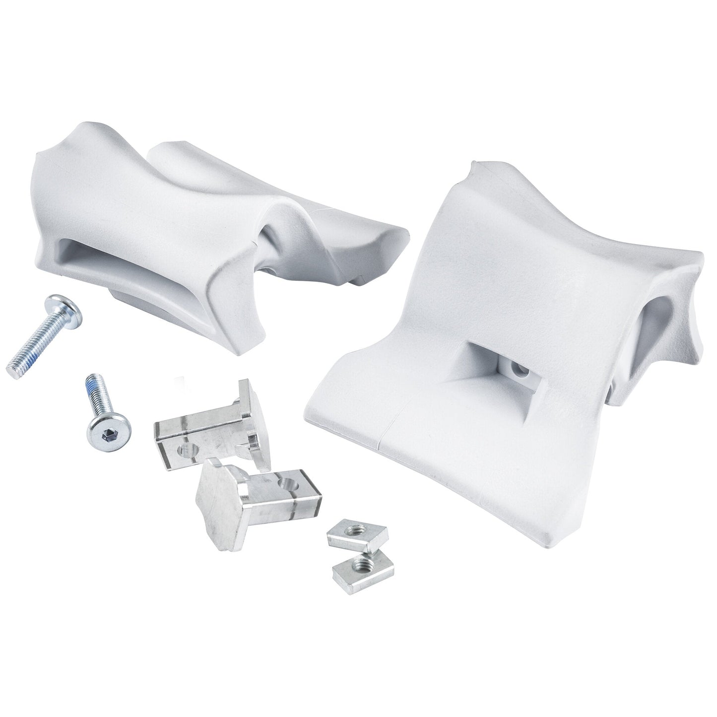 White Chaya Karma Grind Block, showcasing the complete product designed for aggressive roller skating.