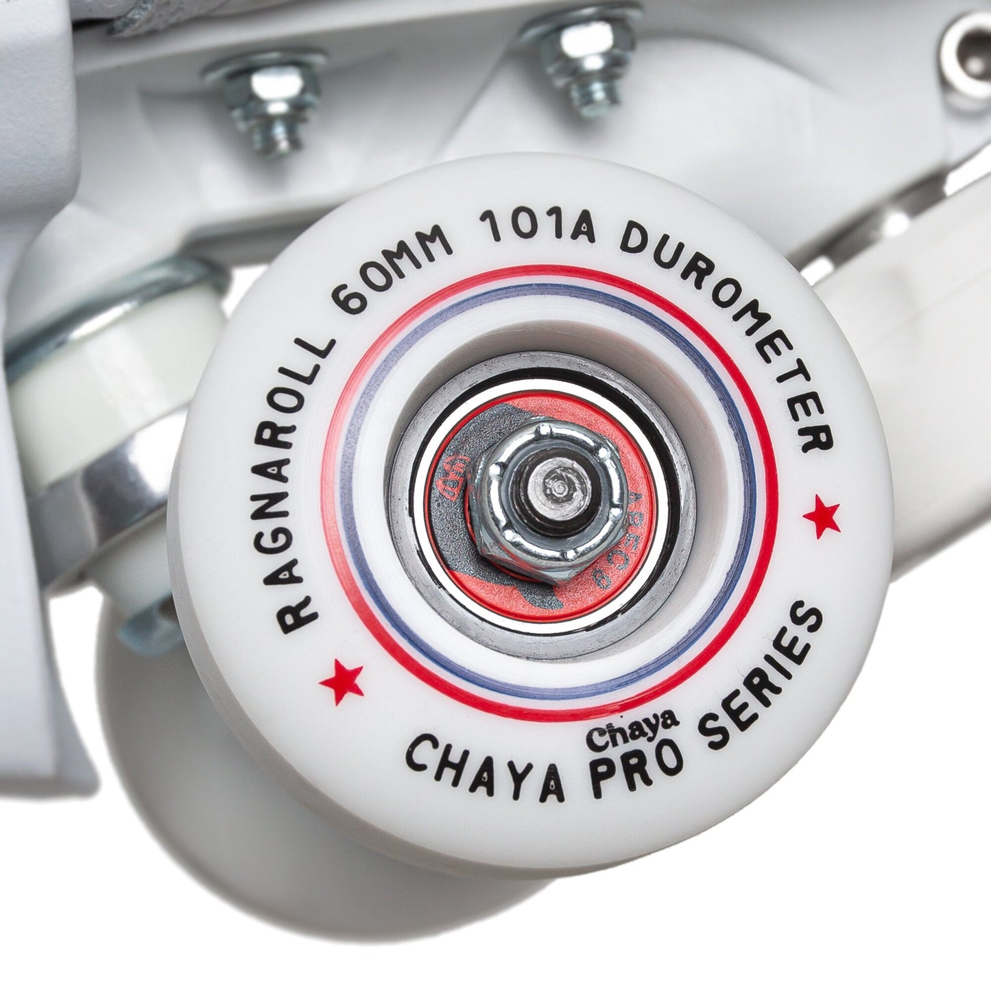 A single Chaya Ragnaroll wheel, presented from a direct angle.