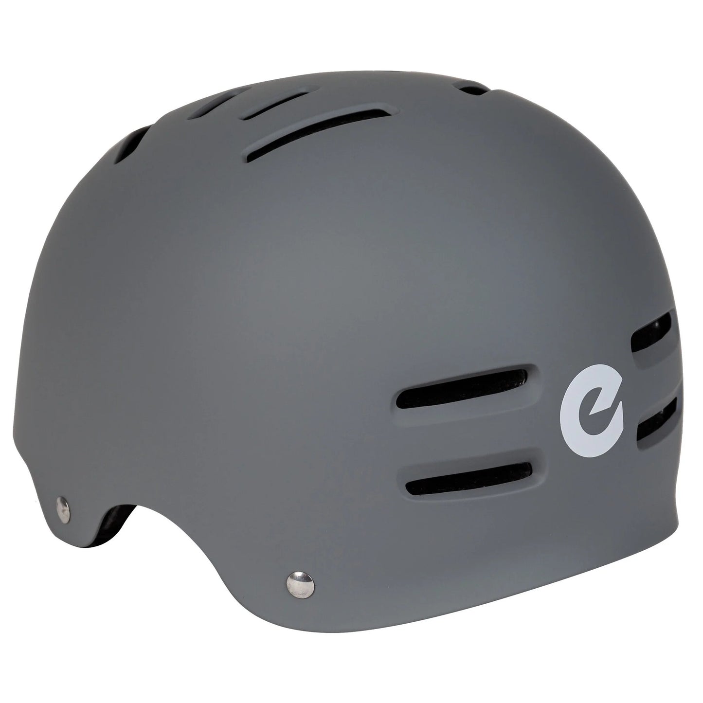 Angular back view of the ENNUI ARMOUR Helmet, showcasing its full rear head coverage and ergonomic design for a secure, non-slip fit. This protective helmet offers enhanced visibility and impact resistance for action sports