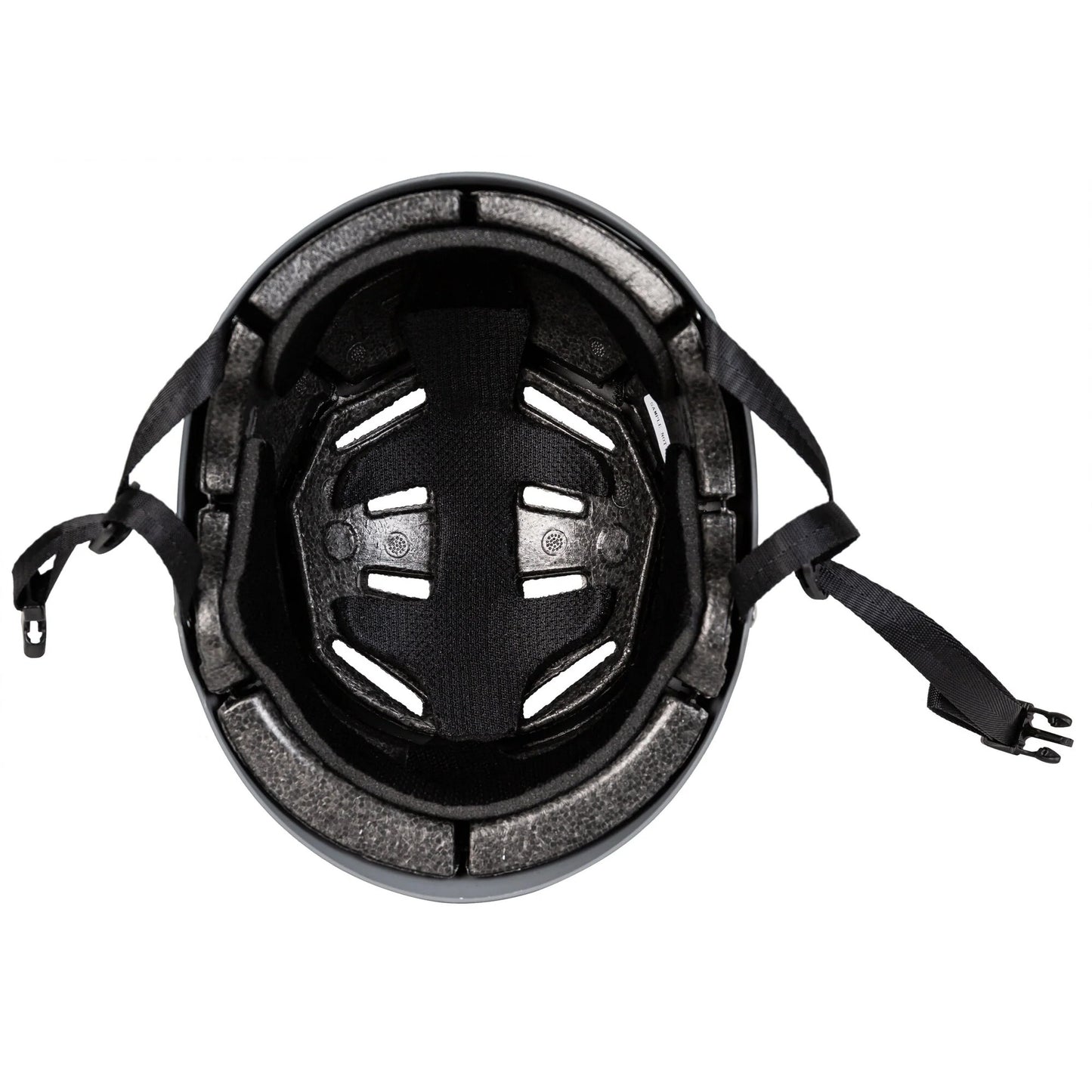 Interior view of the ENNUI ARMOUR Helmet, showing its plush, moisture-wicking padding and EPS liner for superior comfort and impact absorption. Advanced protective headwear.
