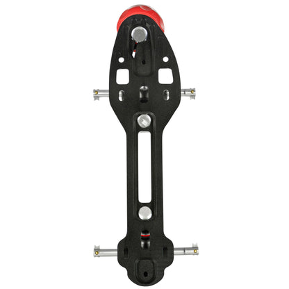 Overhead shot of the Chaya Shiva Standard 20° chassis, detailing its mounting points and overall layout.