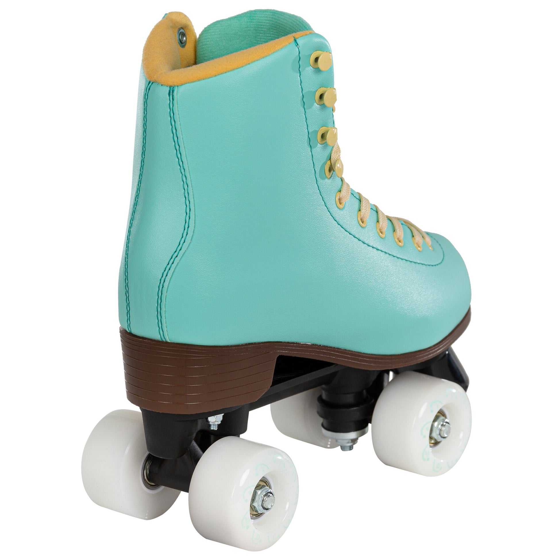 Playlife Sunset Quad Skates (Back View): Supportive Ankle & Eye-Catching Design for Stable Skating