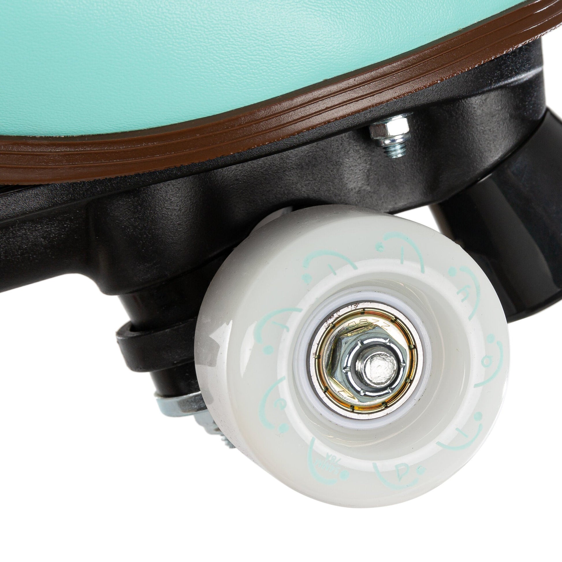 Playlife Sunset Roller Skates - Wheel Detail: Soft Urethane Wheels for Cushioned Feel & Excellent Grip