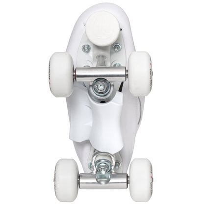 Underside view of the Chaya Ragnaroll skate, revealing its plate, trucks, and wheel assembly.