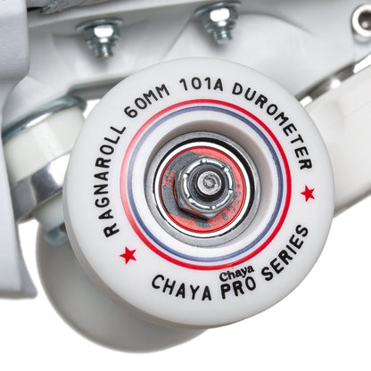 A single Chaya Ragnaroll wheel, presented from a direct angle.