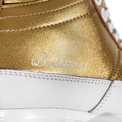 Close-up of the Barbiepatin logo on the Chaya Kismet skate, highlighting its distinctive design.