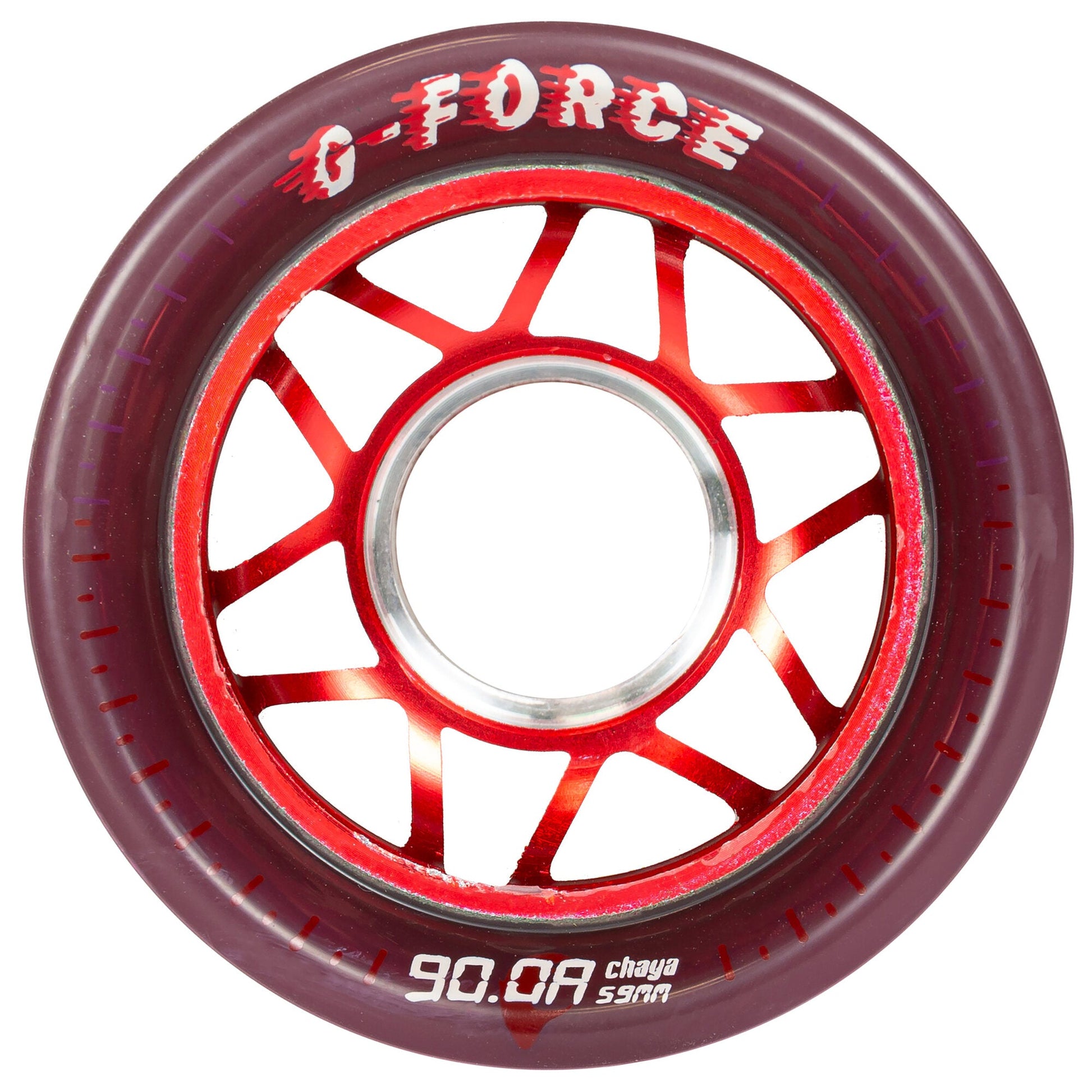 A Chaya G-Force Alloy Grippy wheel, showcasing its design built for superior grip and performance.