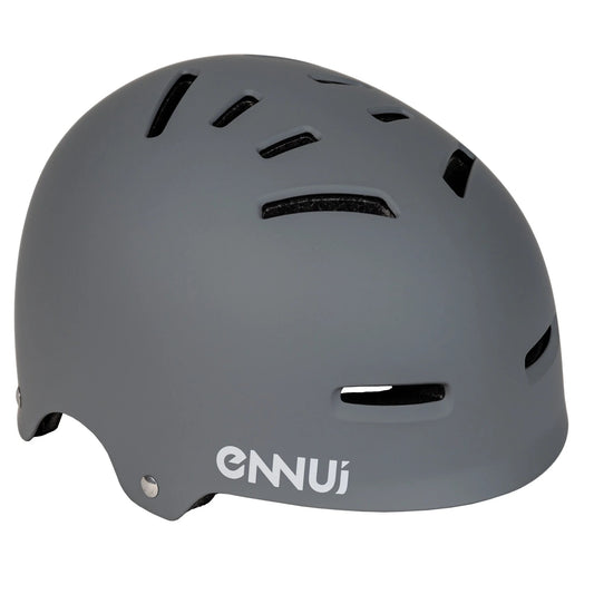 Main product image of the ENNUI ARMOUR Helmet, a premium multi-impact helmet designed for ultimate head protection in skateboarding, rollerblading, and action sports. Featuring a durable shell, comfortable padding, and excellent ventilation for riders