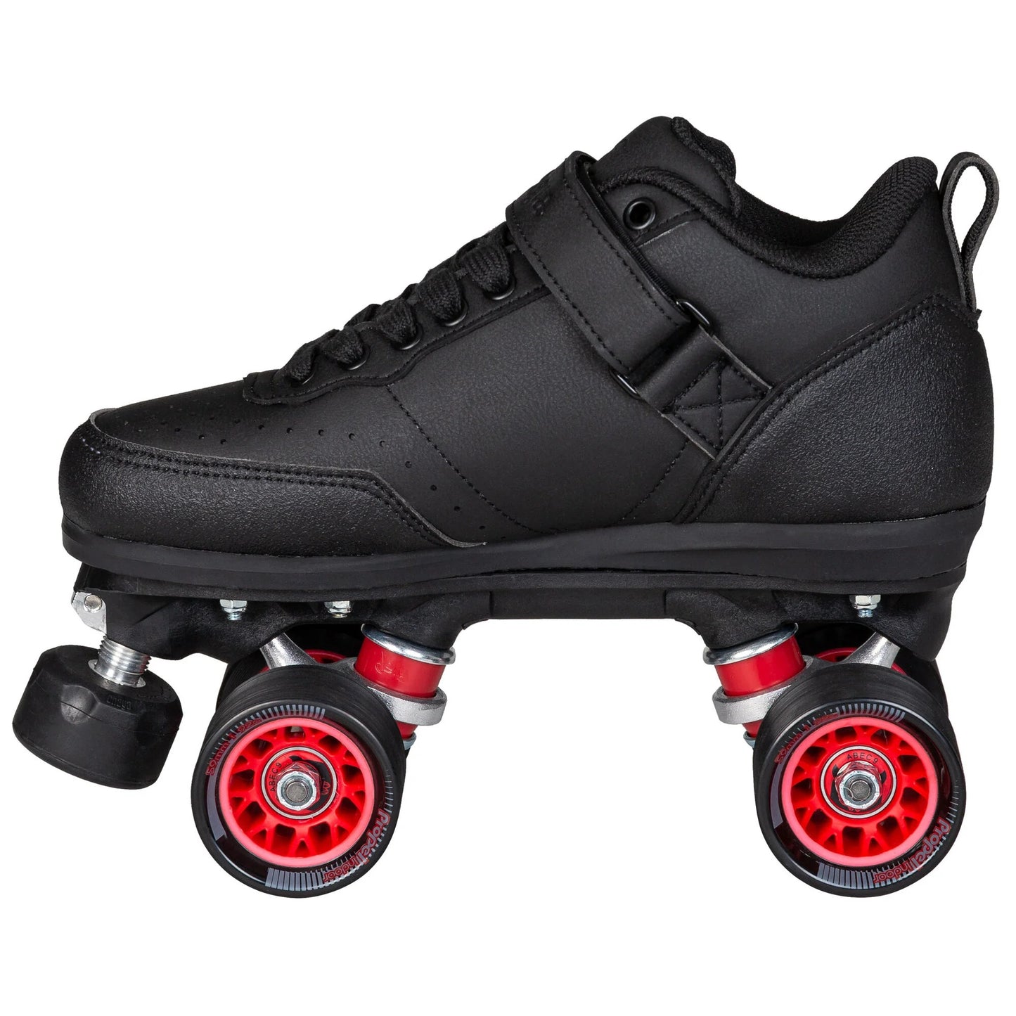 Side view of a single Chaya Ruby skate
