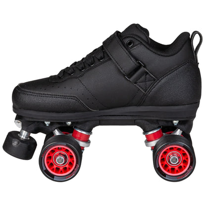 Side view of a single Chaya Ruby skate